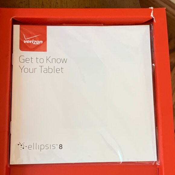 USED IN WORKING ORDER VERIZON ELLIPSIS 8 QTAQZ3, 4G - Picture 7 of 8